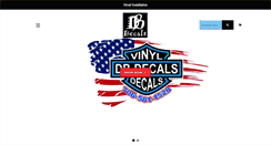 Desktop Screenshot of dbdecals.com